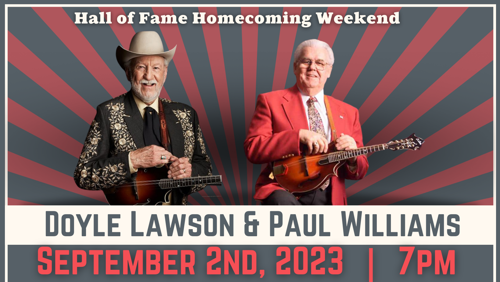 Sept 2 Hall of Fame Homecoming Weekend (Facebook Cover)