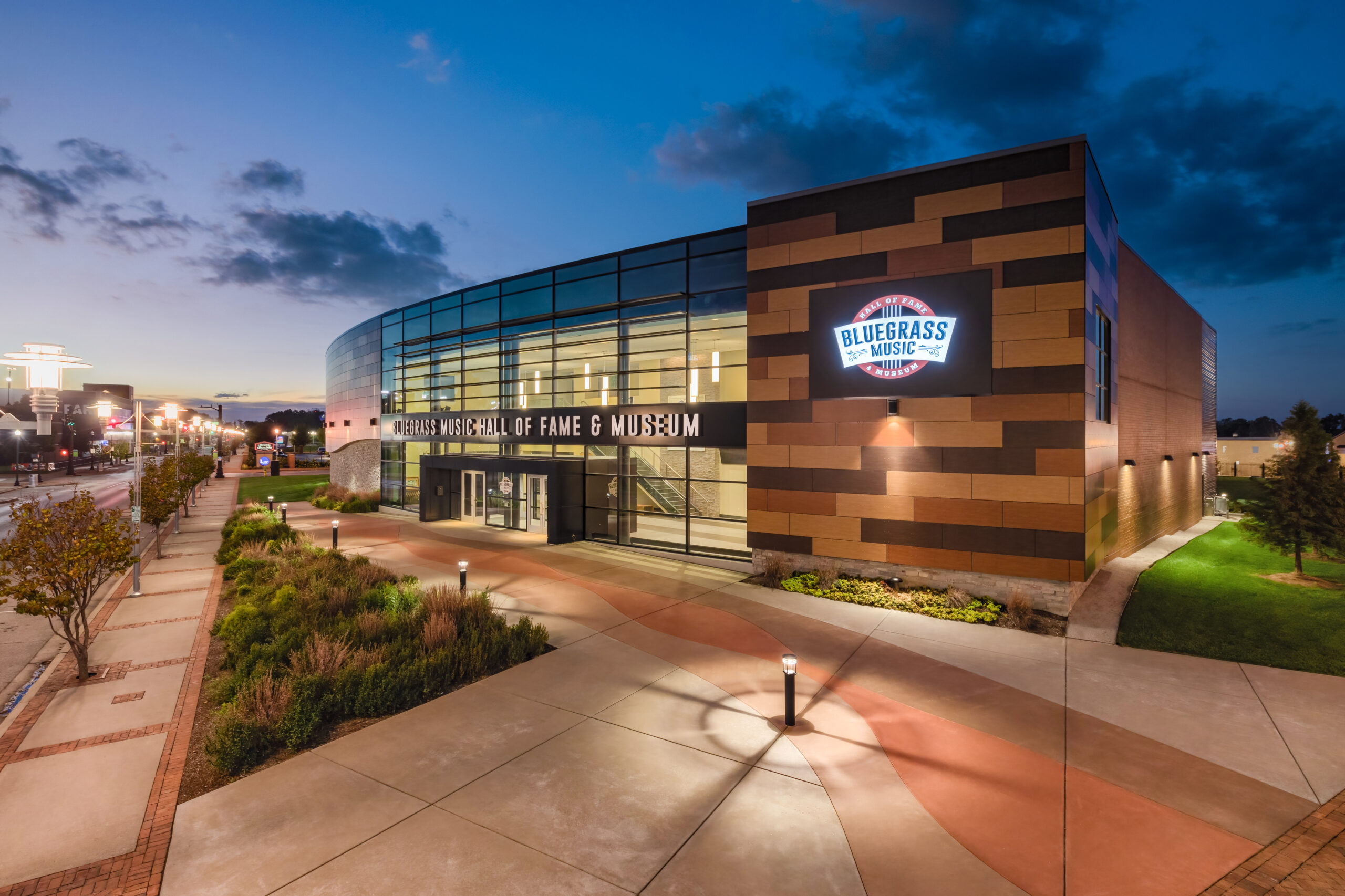 BMHOF Exterior Twilight 2021 - by AP Imagery - 001